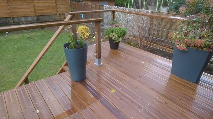 Pose de terrasse bois Vosges